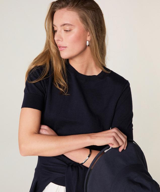 Rodier Twin-set En Coton Bleu Marine