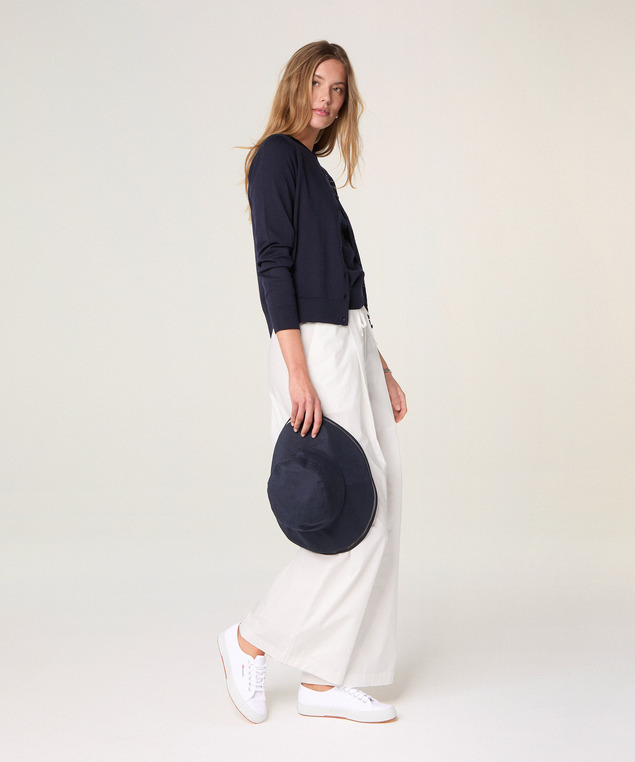 Rodier Twin-set En Coton Bleu Marine