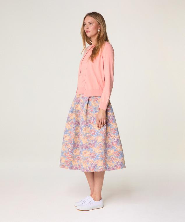 Rodier Twin-set En Coton Rose Saumon