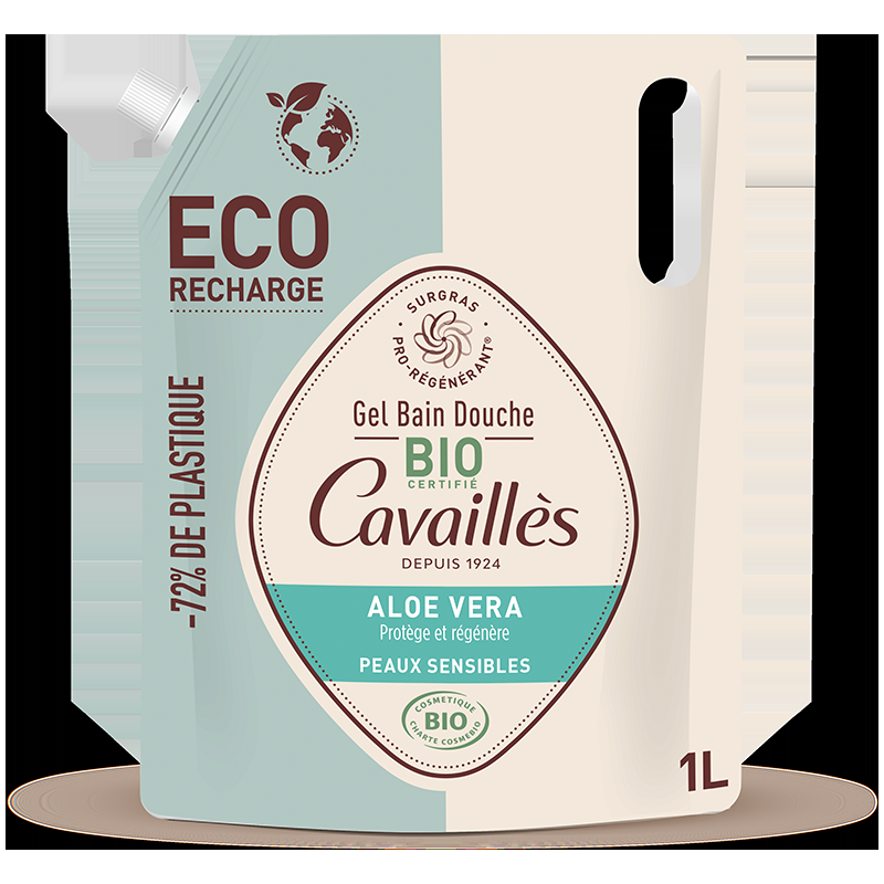 rogé cavaillès Eco-Recharge Gel Bain Douche certifié Bio Aloe Vera