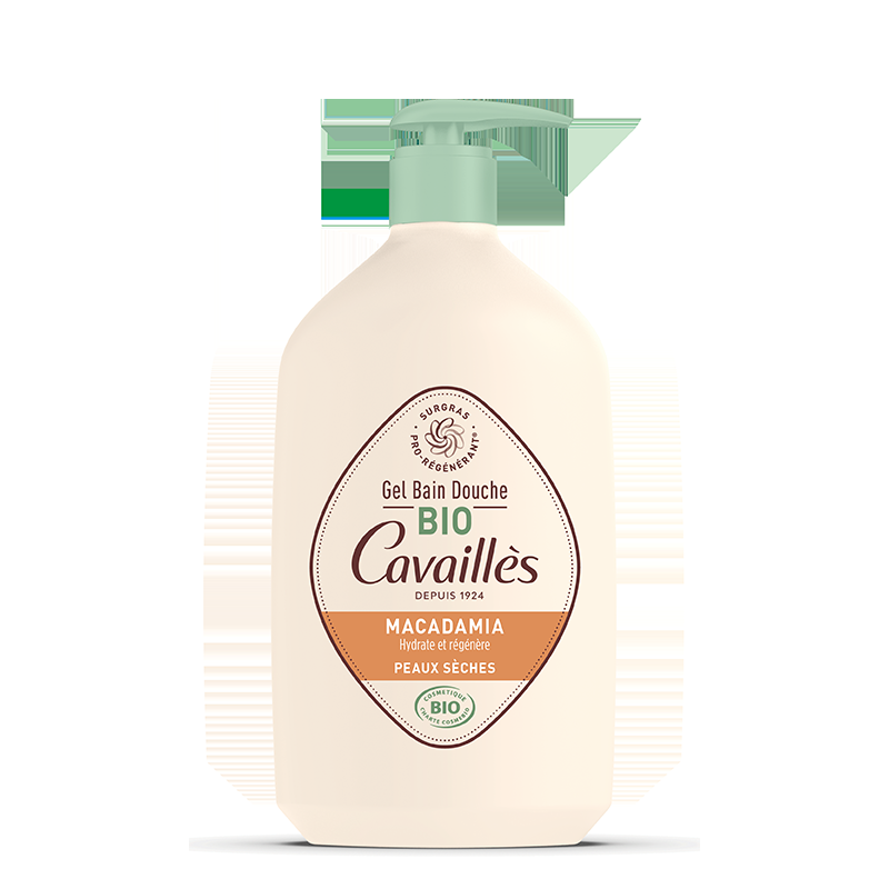 rogé cavaillès Gel Bain Douche certifié Bio Huile de Macadamia