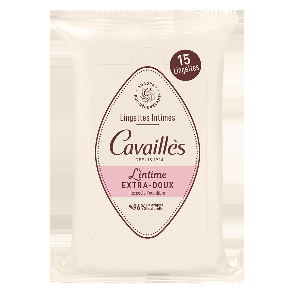 rogé cavaillès Lingettes Intimes Extra-Doux