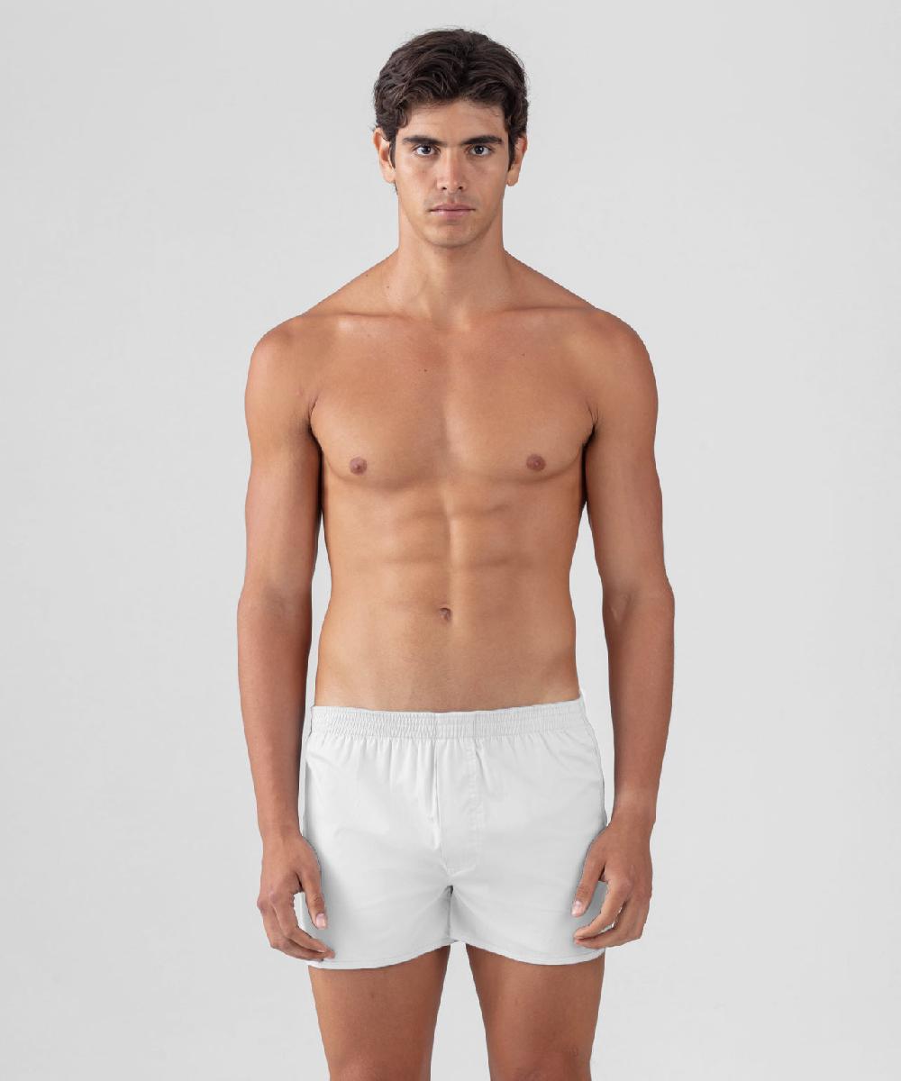 ron dorff Caleçon avec bords arrondis Blanc optique