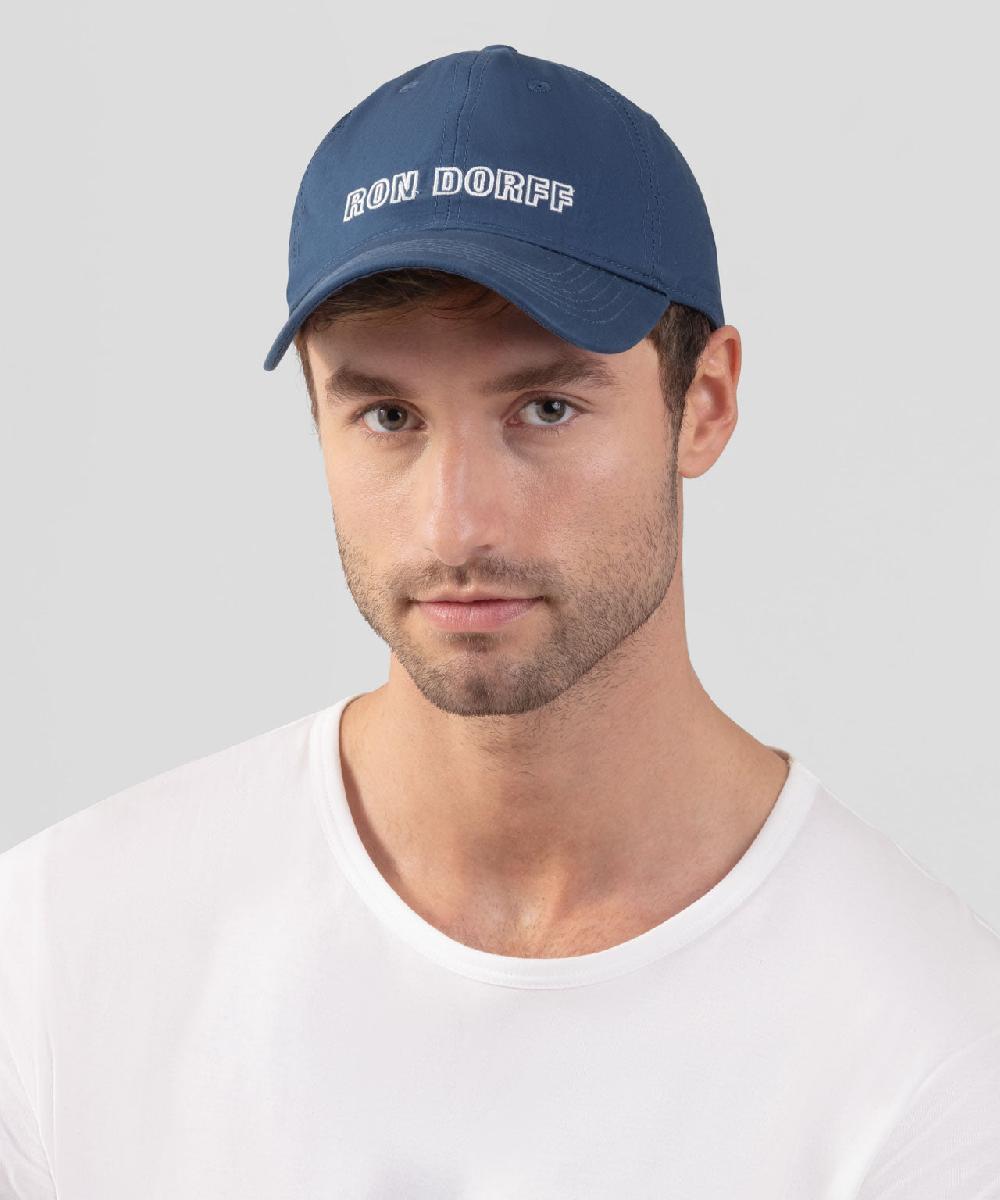 Ron Dorff Casquette En Coton Léger "RON DORFF" Bleu Profond