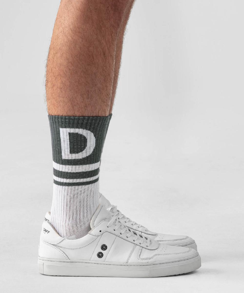 Ron Dorff Chaussettes De Sport à Lignes Irrégulières Vert Ombré