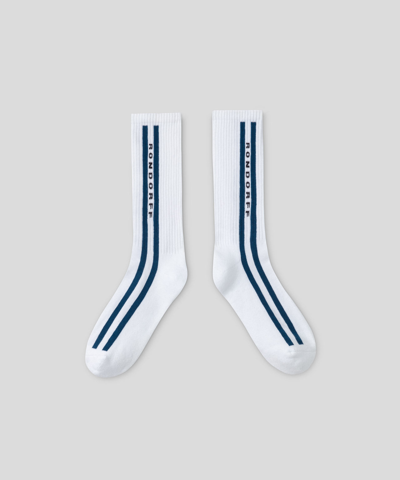 ron dorff Chaussettes de sport avec bandes latérales Bleu profond