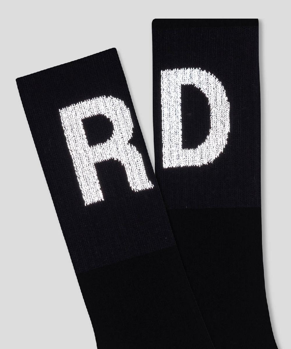 Ron Dorff Chaussettes De Sport RD Réfléchissante Noir