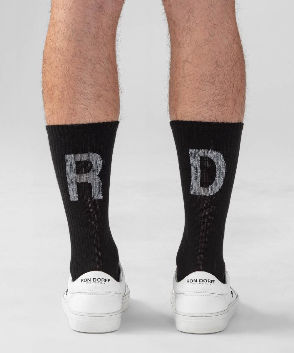 Ron Dorff Chaussettes De Sport RD Réfléchissante Noir