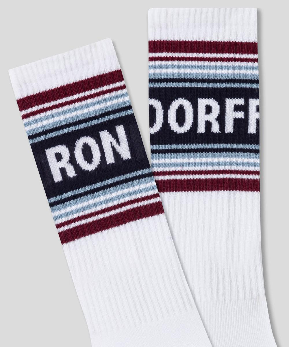Ron Dorff Chaussettes De Sport "RON DORFF" à Rayures Bleu Marine