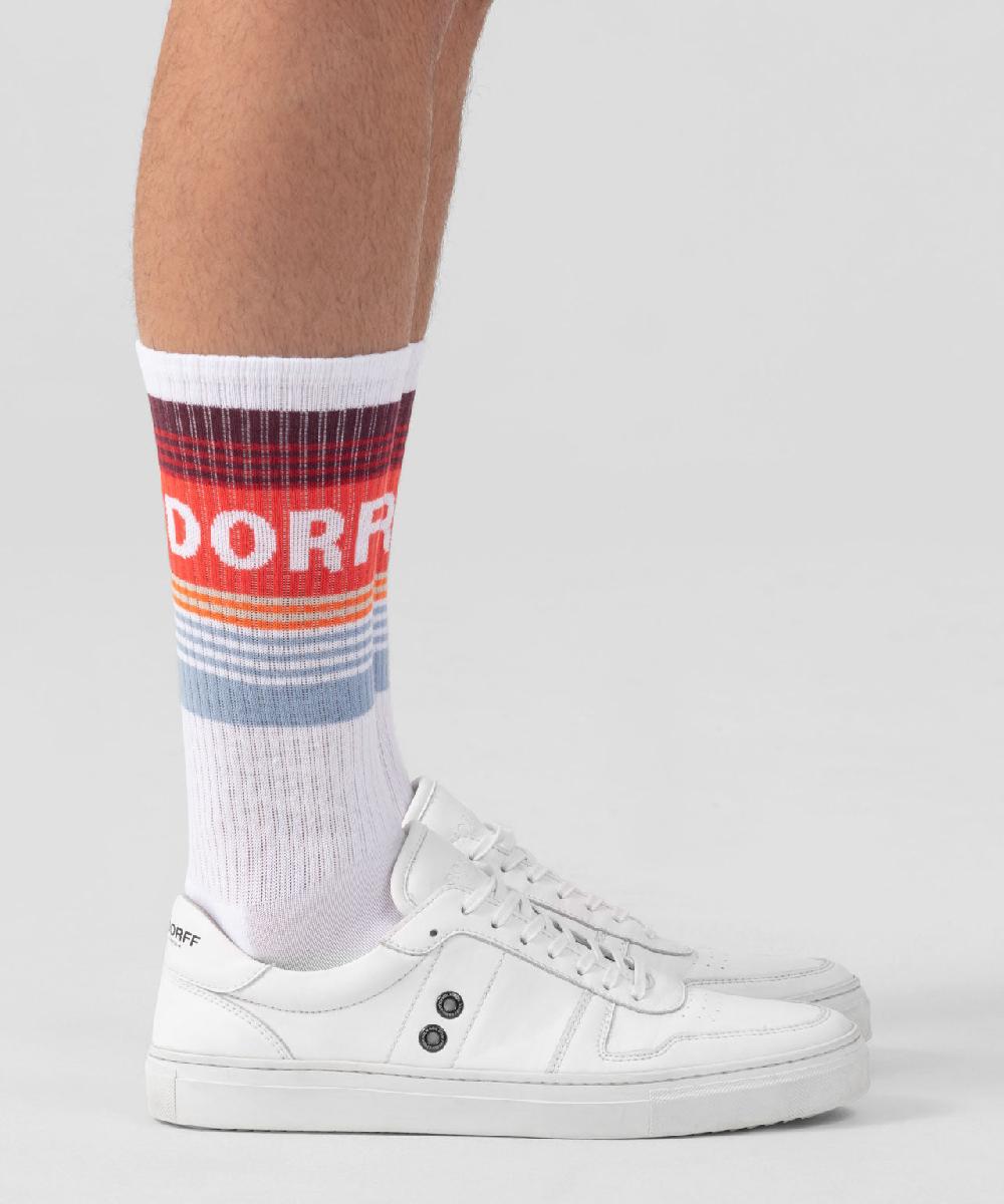 Ron Dorff Chaussettes De Sport "RON DORFF" à Rayures Rouge