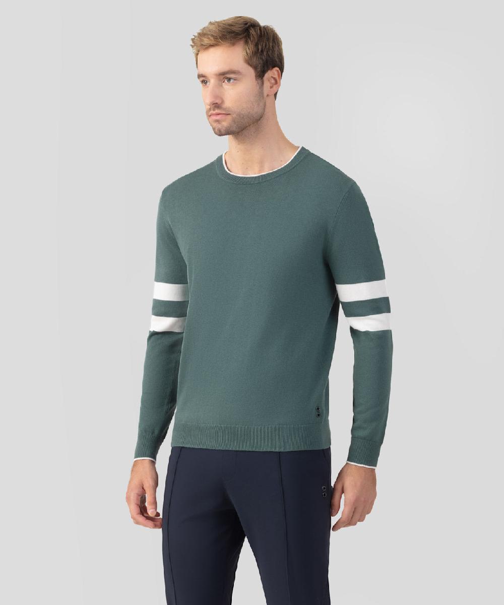 Ron Dorff Pull En Coton Et Cachemire à Double Rayures Gris Pin