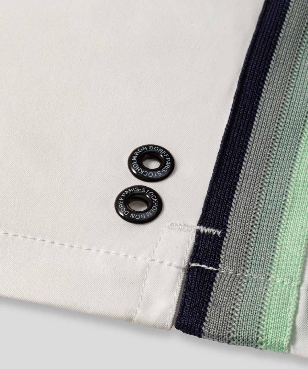Ron Dorff RD Exerciser Shorts Avec Bandes Rayées Écru