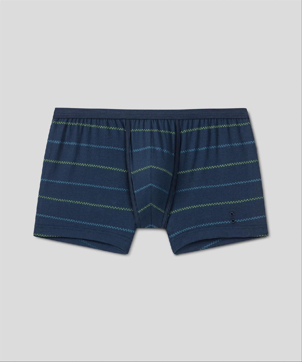 Ron Dorff Boxer à Motif Nordique Bleu Océan