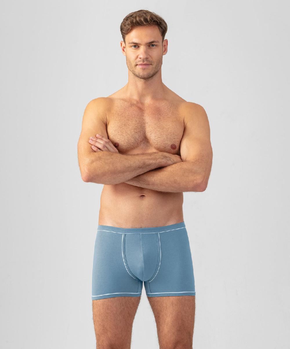ron dorff Boxer avec passepoil Bleu atlantique