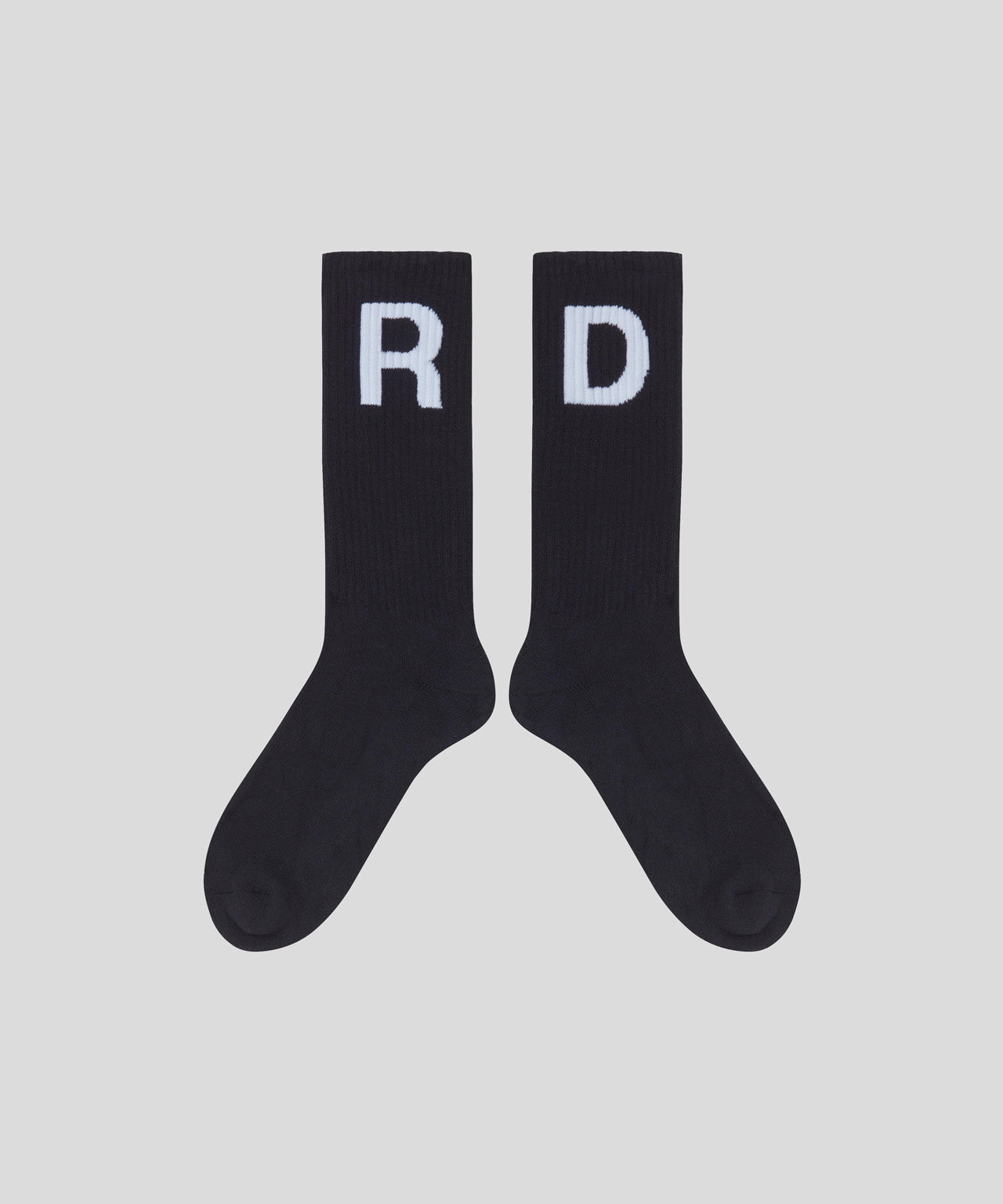 ron dorff Chaussettes de sport en coton "RD" Noir