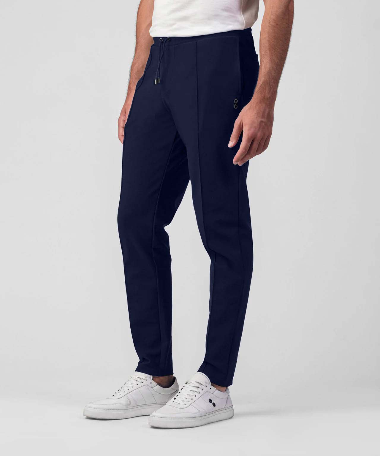 Ron Dorff City Pants Bleu Marine