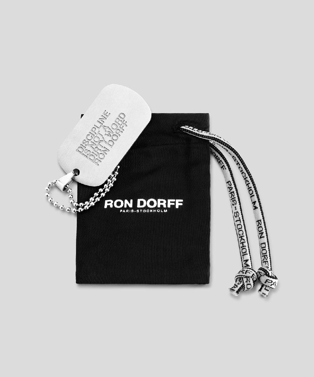 Ron Dorff Collier Argenté Militaire Gris