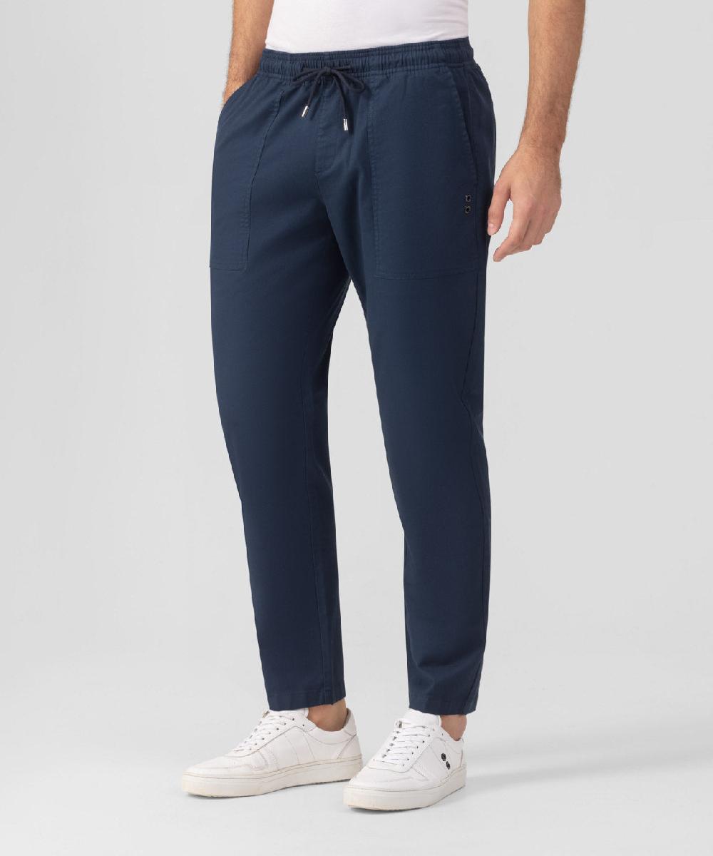 Ron Dorff Pantalon Chino Sport Bleu Océan