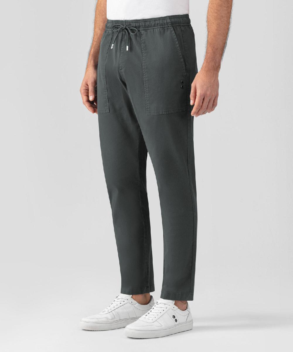 Ron Dorff Pantalon Chino Sport Vert Ombré