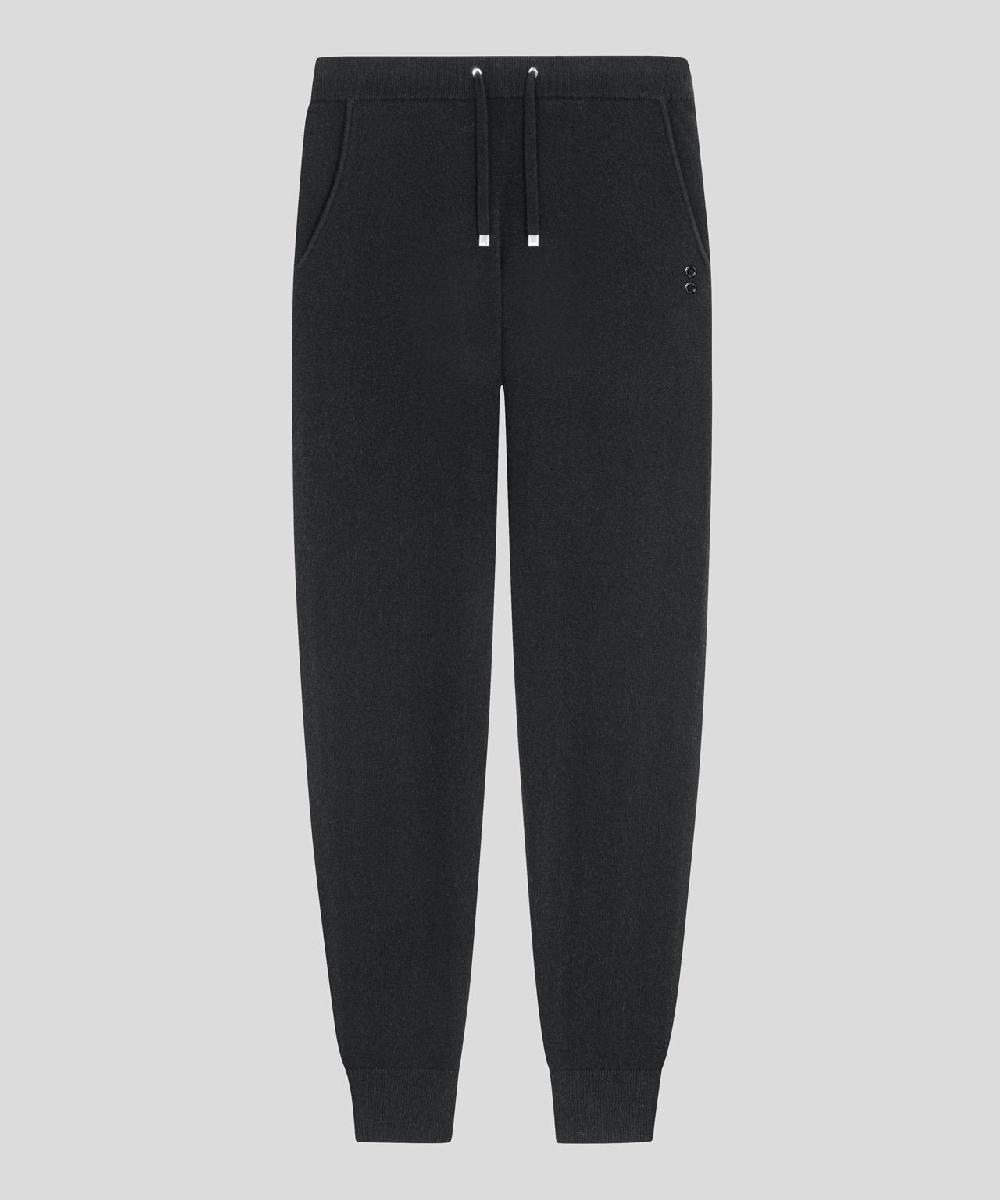 Ron Dorff Pantalon En Cachemire Noir