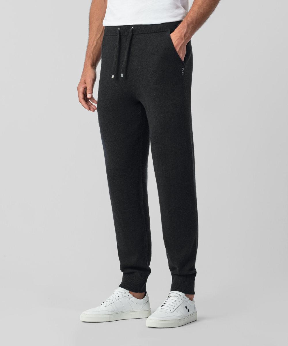 Ron Dorff Pantalon En Laine Et En Cachemire Noir