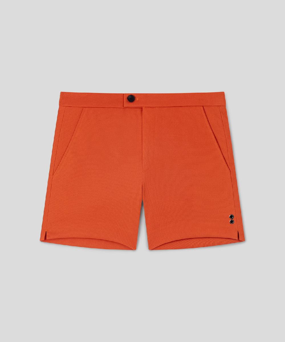 Ron Dorff RD Tennis Shorts Orange Foncé