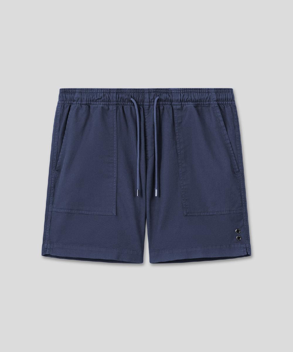Ron Dorff Short Chino Sport Bleu Océan