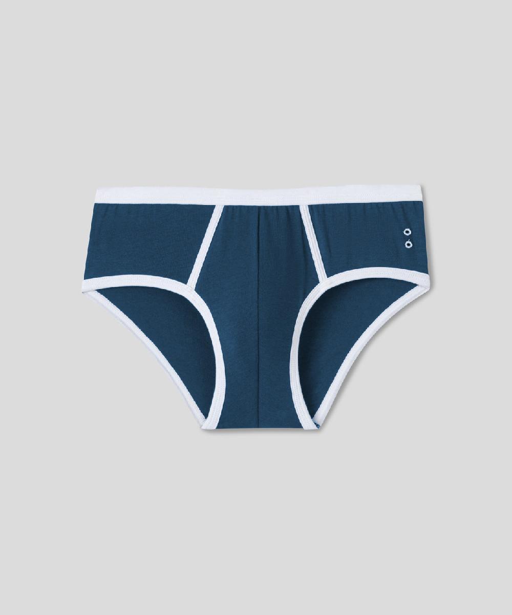 Ron Dorff Slip Y-Front à Bandes Bleu Profond