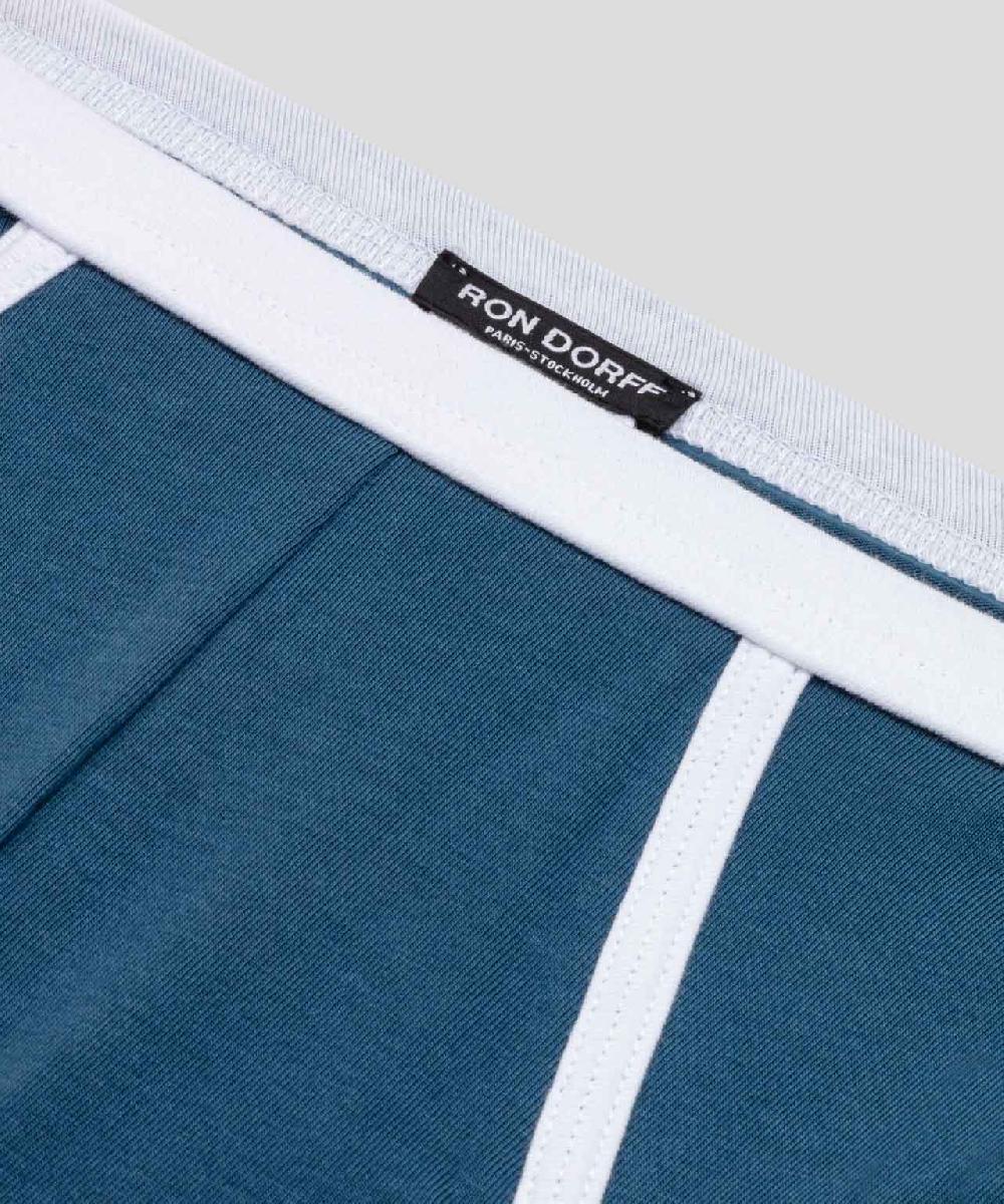 Ron Dorff Slip Y-Front à Bandes Bleu Profond