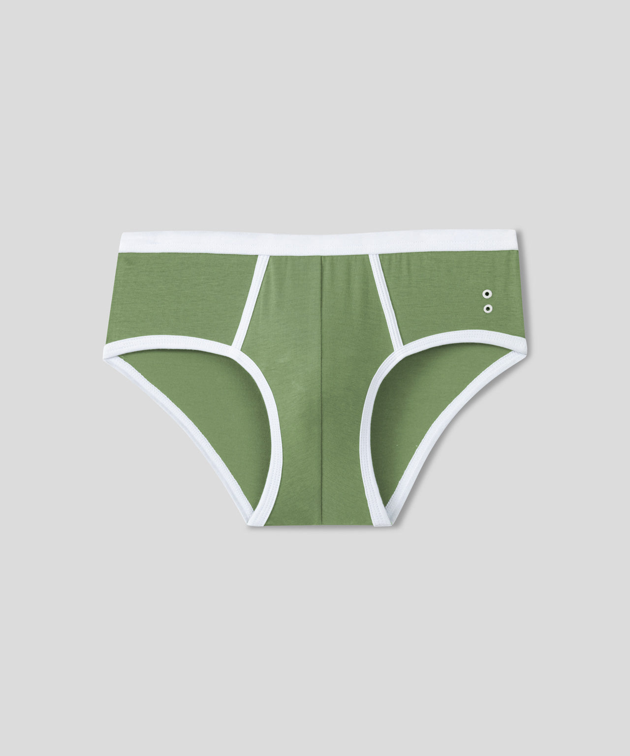 Ron Dorff Slip Y-Front à Bandes Vert Cactus