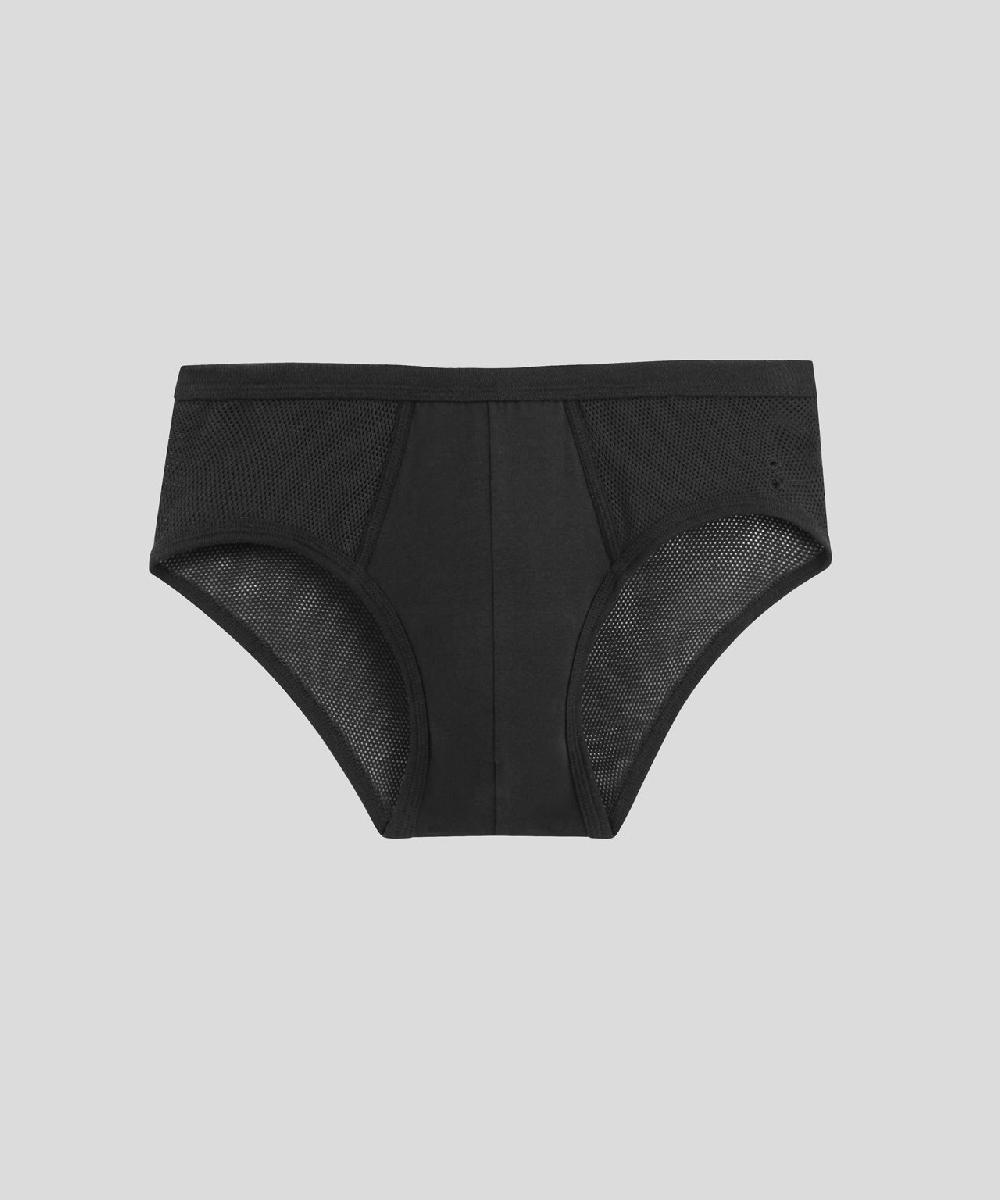 Ron Dorff Slip Y-front En Filet De Coton Noir