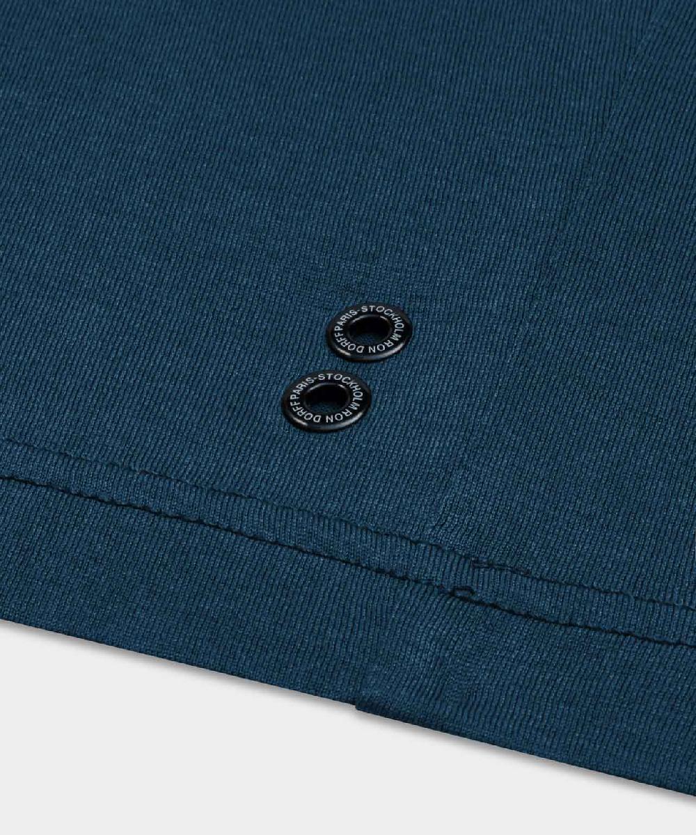 Ron Dorff T-Shirt Eyelet Edition Bleu Profond
