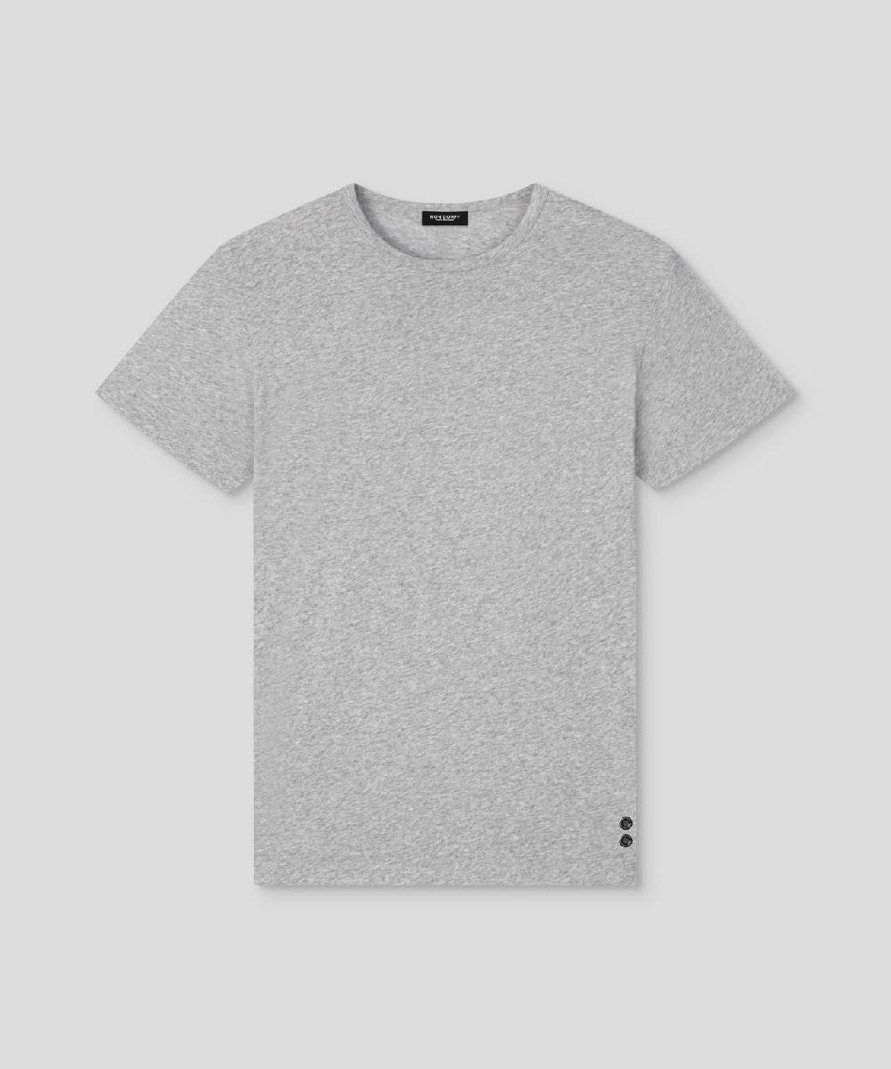 Ron Dorff T-Shirt Eyelet Edition Gris Chiné