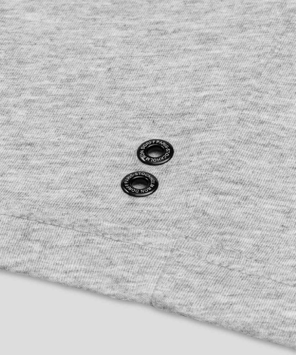 Ron Dorff T-Shirt Eyelet Edition Gris Chiné