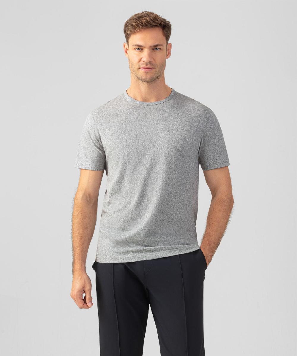 ron dorff T-Shirt Eyelet Edition Gris chiné