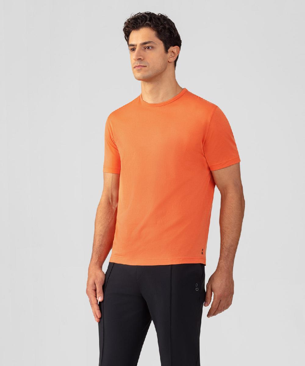 Ron Dorff T-Shirt Eyelet Edition Orange Foncé