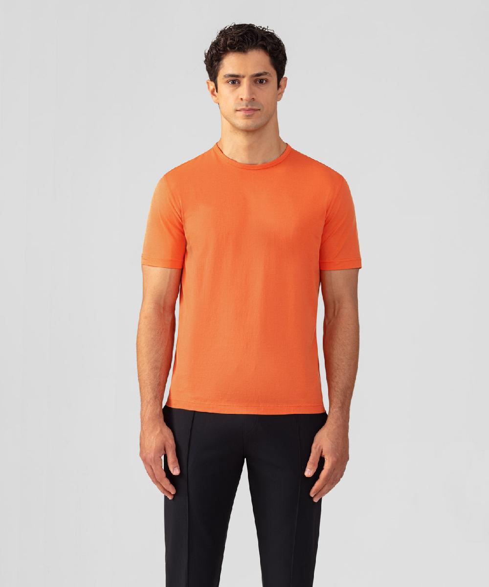 ron dorff T-Shirt Eyelet Edition Orange foncé