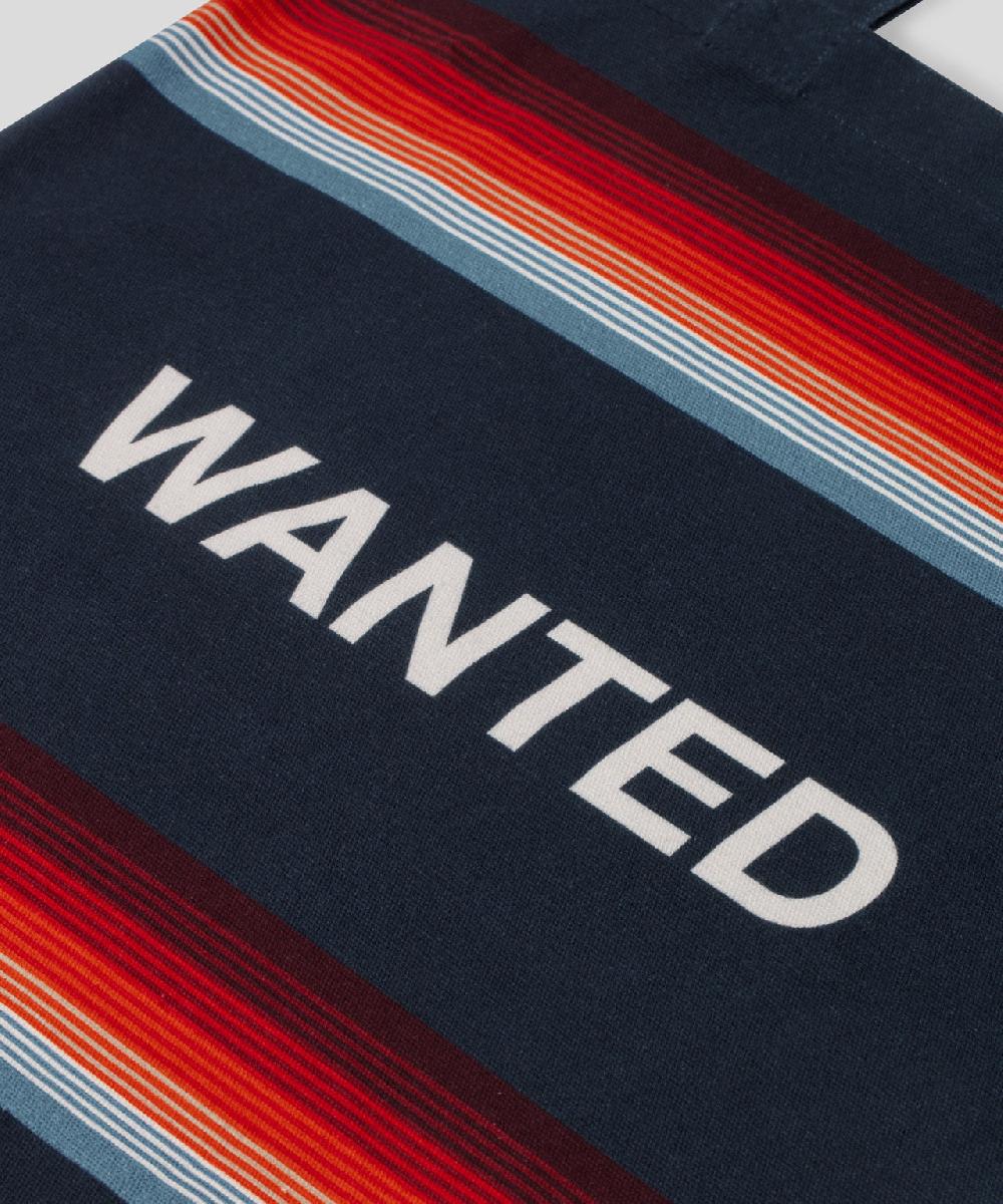 Ron Dorff Tote Bag "WANTED" Bleu Marine