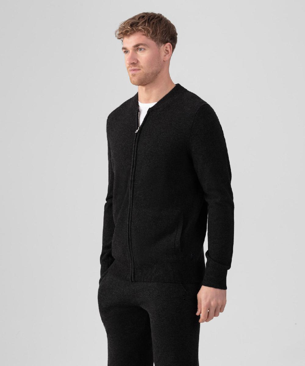 Ron Dorff Veste De Tennis En Cachemire Noir