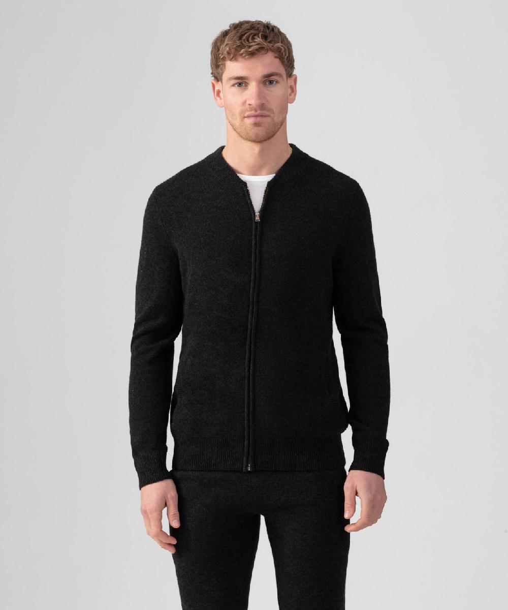 ron dorff Veste de tennis en cachemire Noir