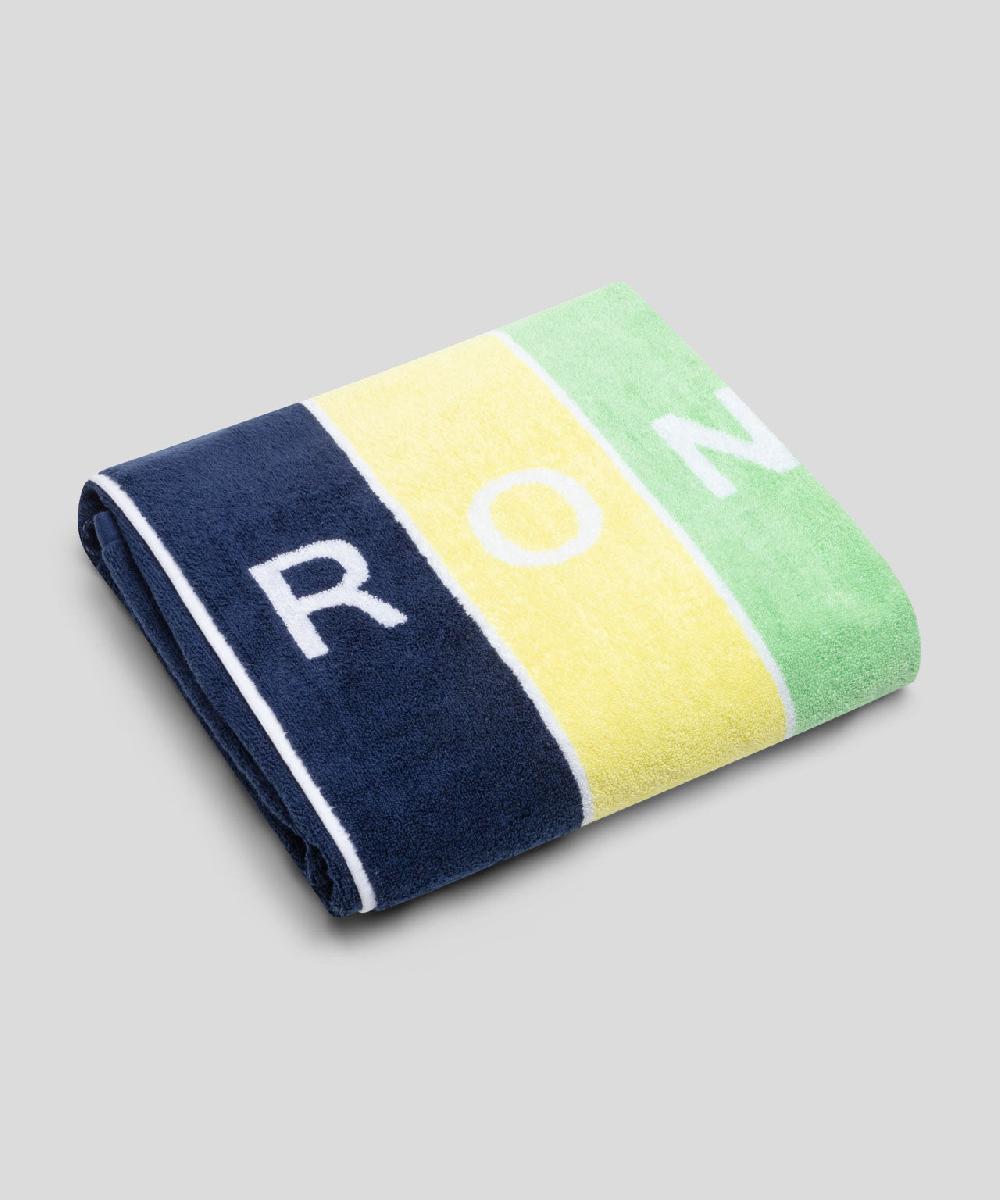 Ron Dorff Serviette De Plage En Coton Terry Bleu Profond