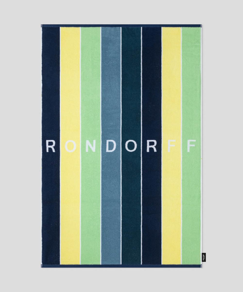ron dorff Serviette de plage en coton terry Bleu profond