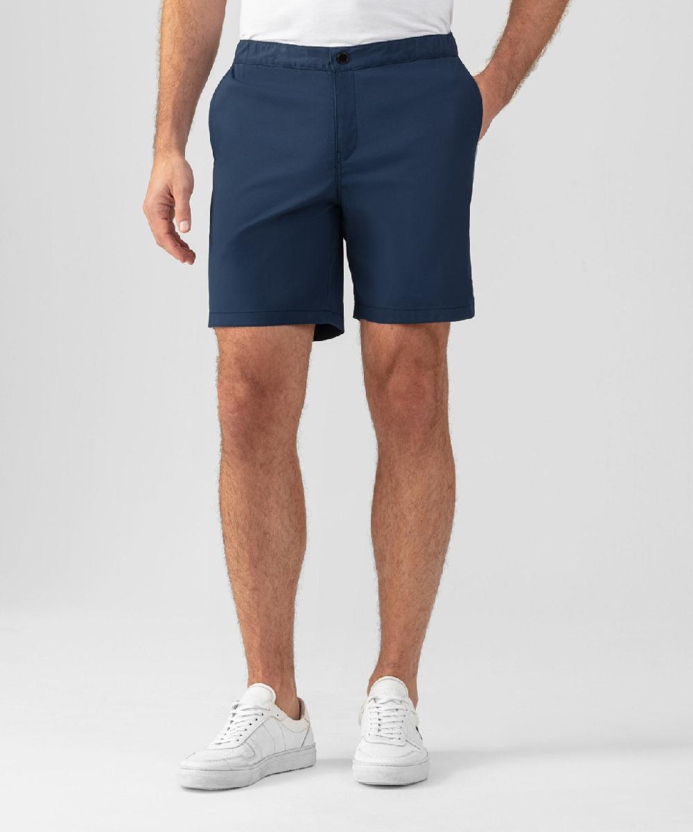 ron dorff Short chino sport à bandes latérales Bleu océan
