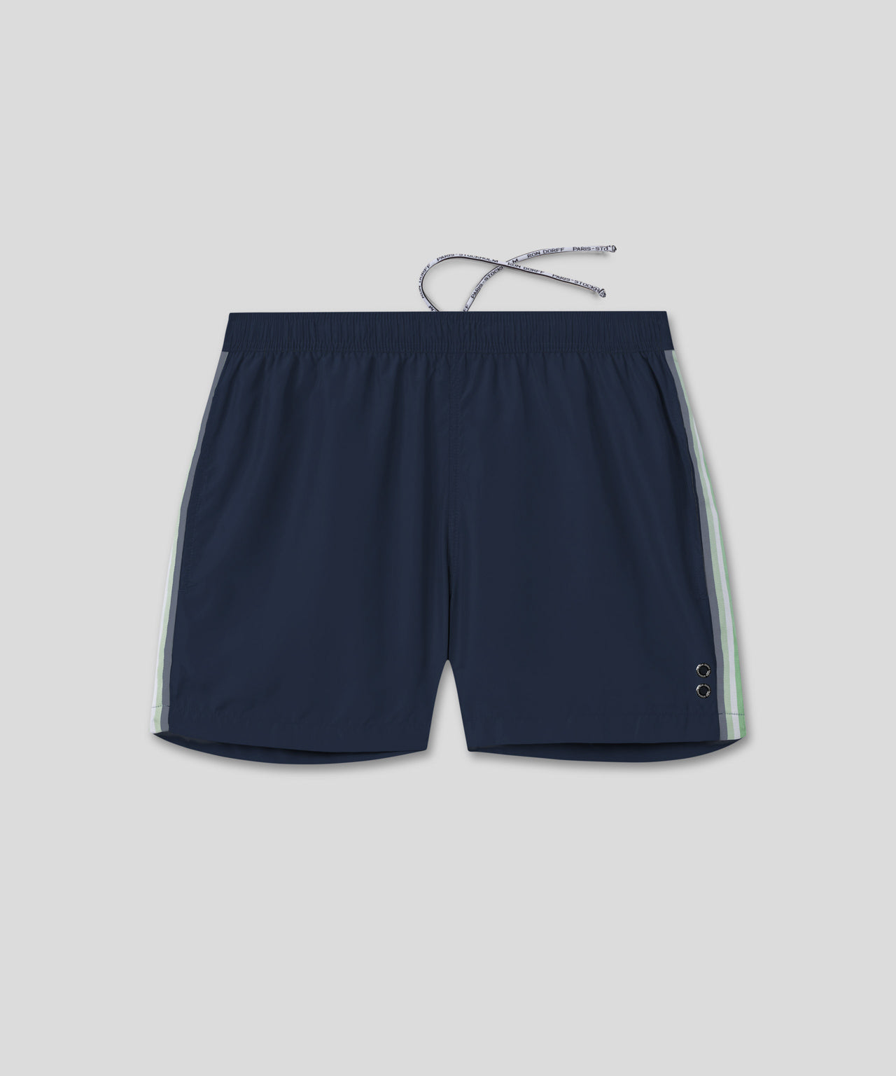Ron Dorff Short De Bain Avec Bandes Rayées Bleu Marine