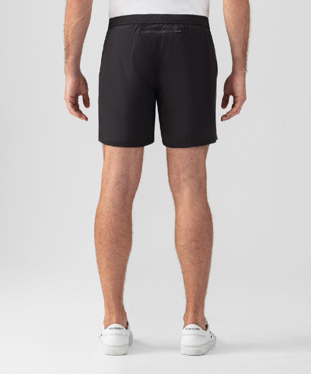 Ron Dorff Short De Gym Avec Passepoil Réfléchissant Noir