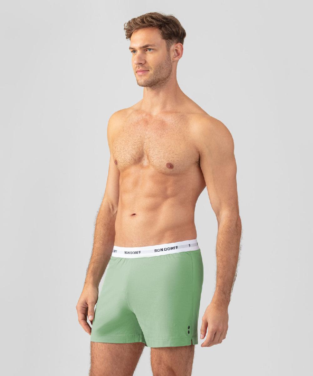 Ron Dorff Short De Pyjama RON DORFF Vert Clair Cactus