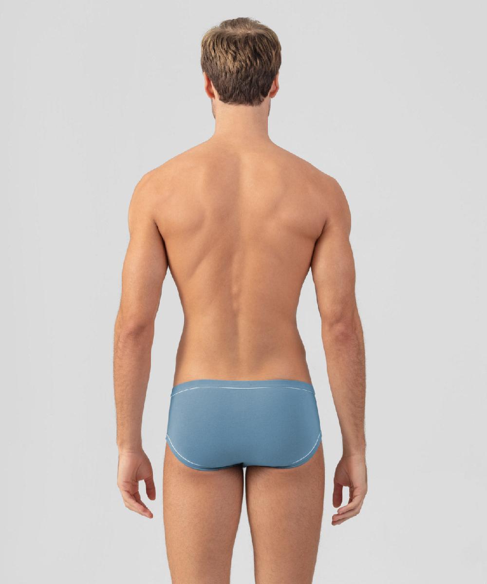 Ron Dorff Slip Y-Front Avec Passepoil Bleu Atlantique