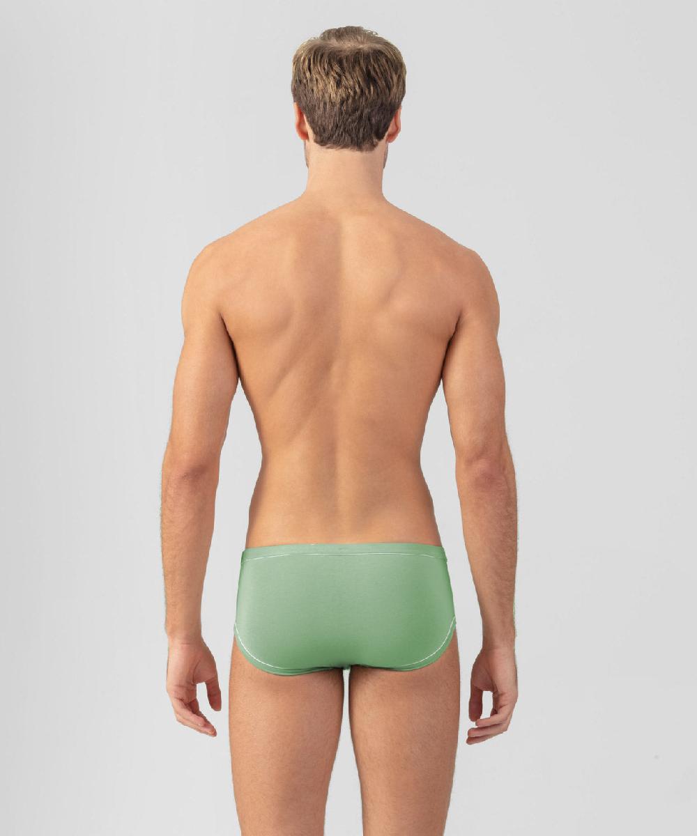 Ron Dorff Slip Y-Front Avec Passepoil Vert Clair Cactus