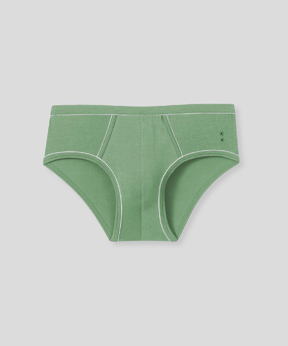 Ron Dorff Slip Y-Front Avec Passepoil Vert Clair Cactus