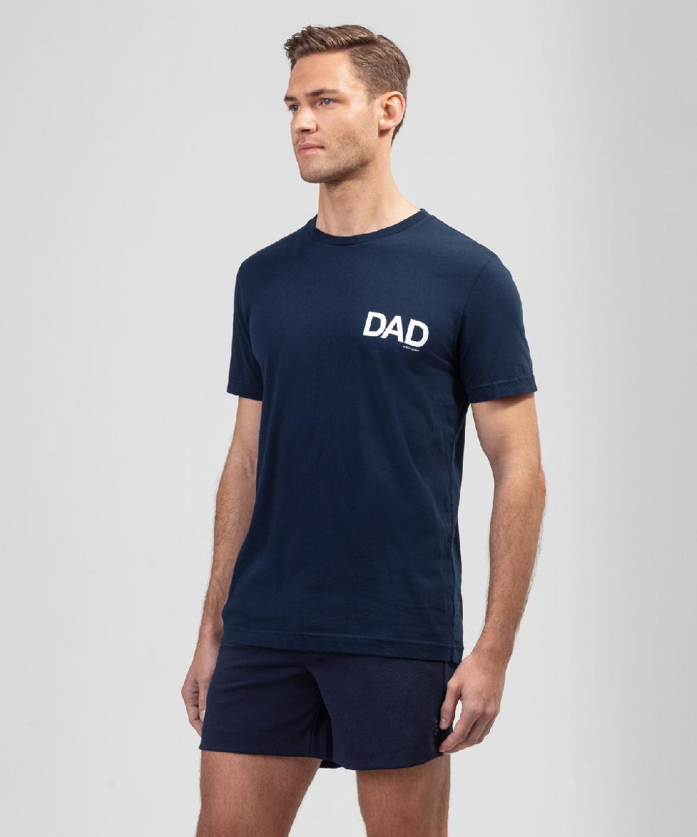 Ron Dorff T-shirt En Coton Organique à Imprimé DAD Bleu Marine